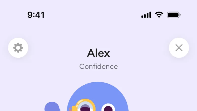 Full-Screen Overlay — Ahead, Health UI