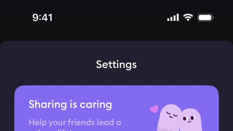 Dark Mode — Ahead, Health UI