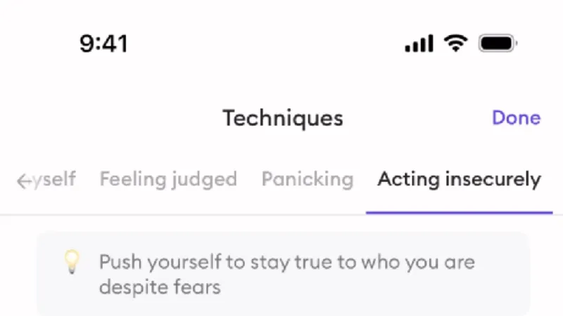 Stacked List — Ahead, Health UI