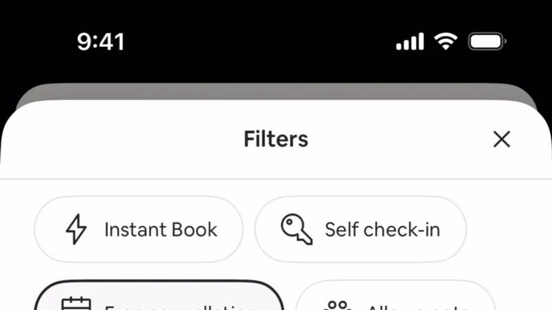 Filter & Sort — Airbnb, Travel UI