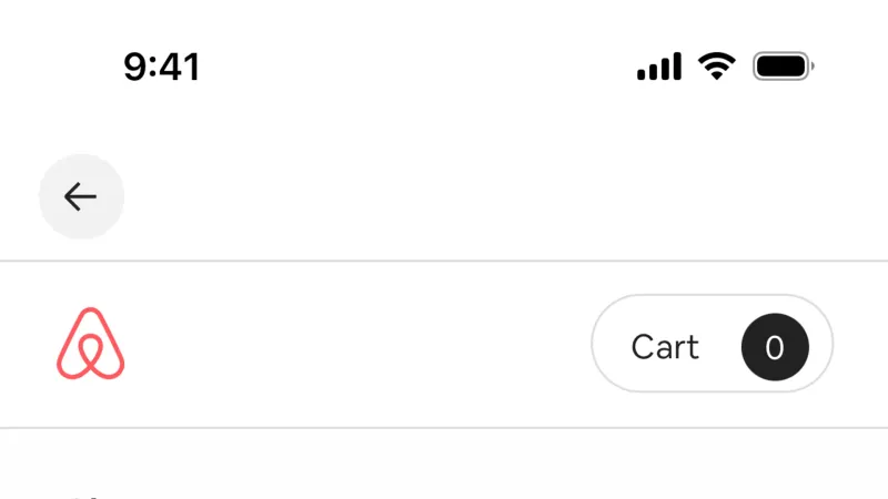 Select — Airbnb, Travel UI