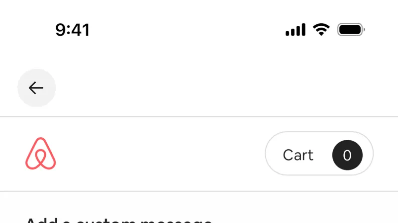 Text Field — Airbnb, Travel UI