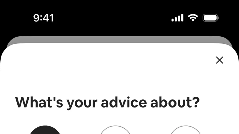 Add & Create — Airbnb, Travel UI