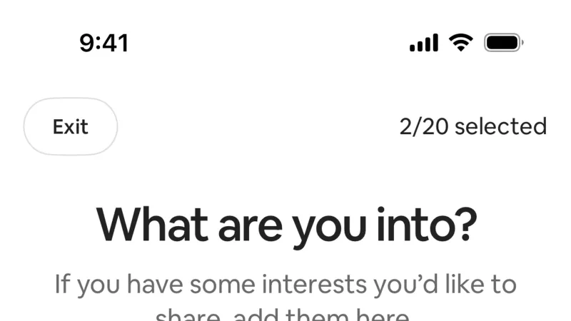 Chip — Airbnb, Travel UI