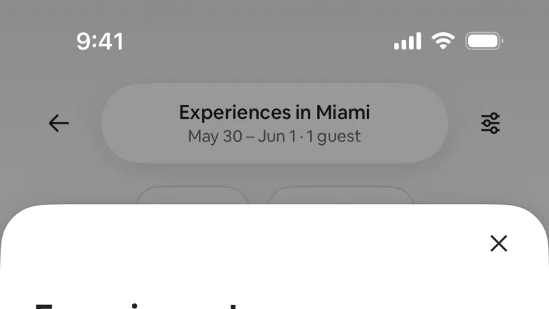 Chip — Airbnb, Travel UI