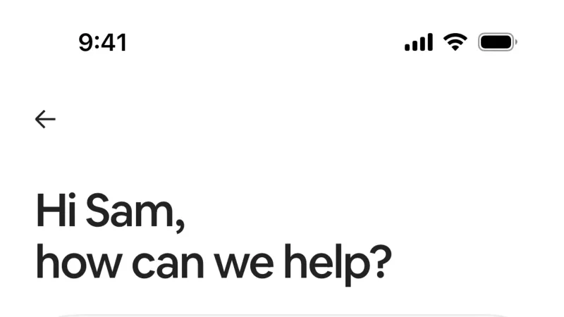 Help & Support — Airbnb, Travel UI
