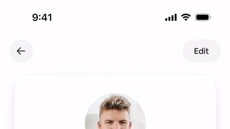My Account & Profile — Airbnb, Travel UI