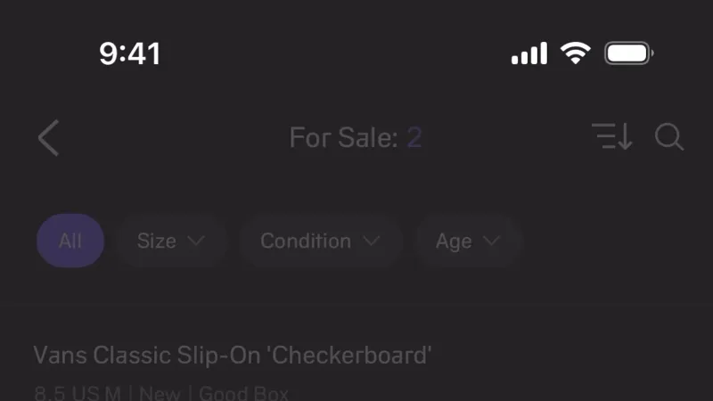 Filter & Sort — Alias, Communication UI