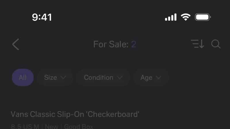 Filter & Sort — Alias, Communication UI