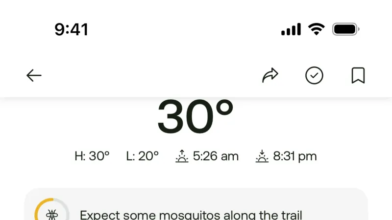 Carousel — AllTrails, Travel UI