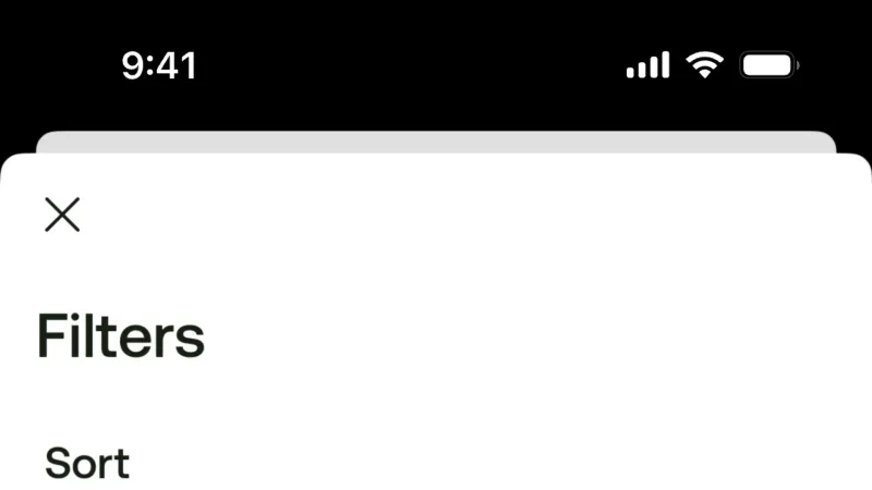 Radio Button — AllTrails, Travel UI