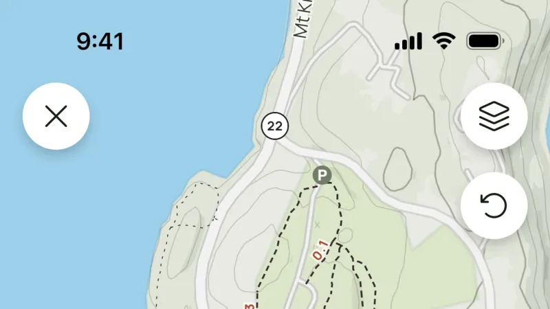 Add & Create — AllTrails, Travel UI