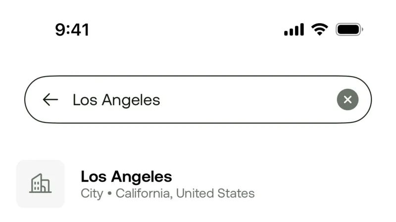 Location & Address — AllTrails, Travel UI