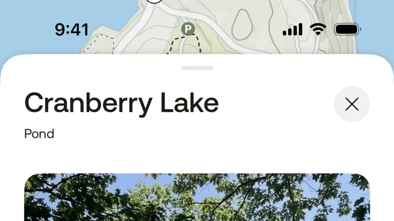 Photo — AllTrails, Travel UI