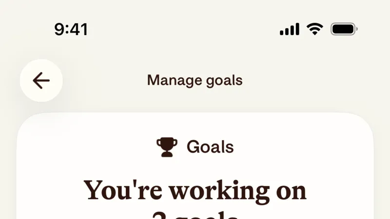 Goal & Task — Alma, Health UI