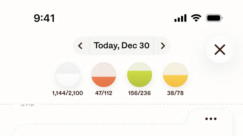 Timeline & History — Alma, Health UI