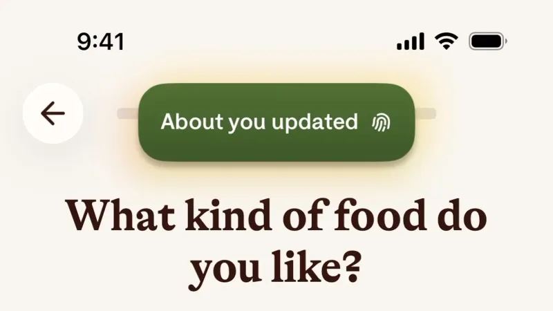Toast — Alma, Health UI