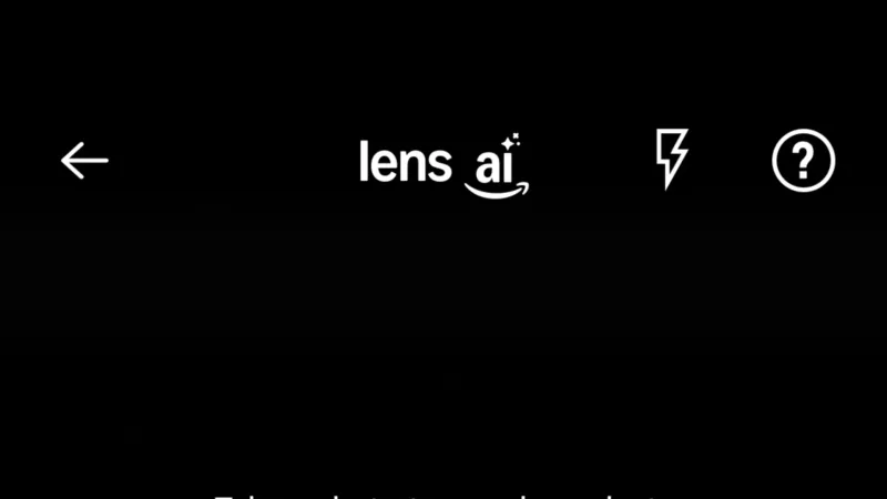 Camera & Scanner — Amazon Shopping, E-commerce UI