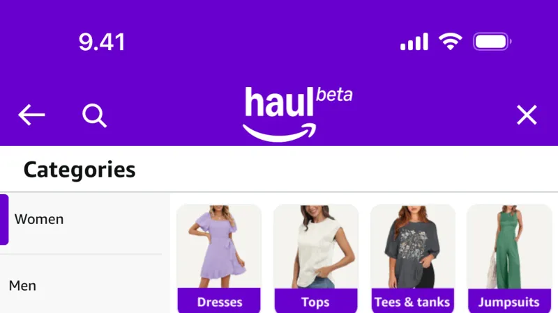 Card — Amazon Shopping, E-commerce UI