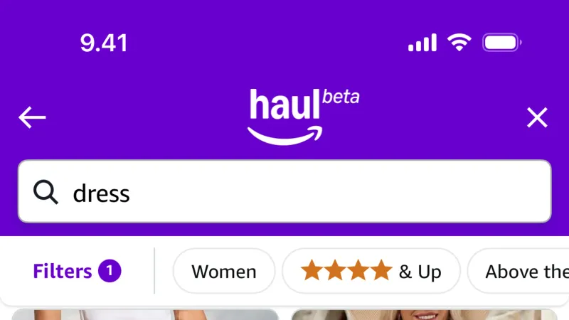 Badge — Amazon Shopping, E-commerce UI