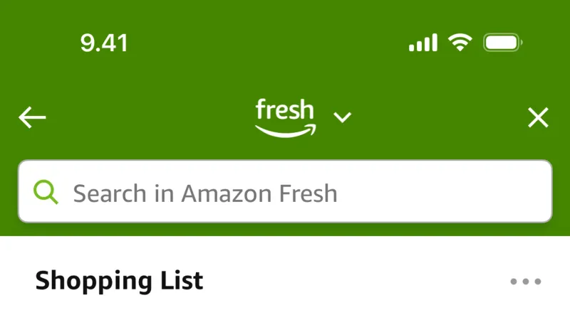 Save — Amazon Shopping, E-commerce UI