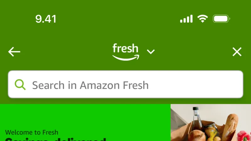 Stepper — Amazon Shopping, E-commerce UI