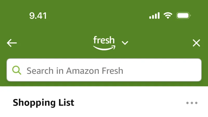 Tile — Amazon Shopping, E-commerce UI