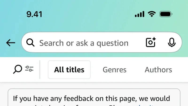 Floating Action Button — Amazon Shopping, E-commerce UI