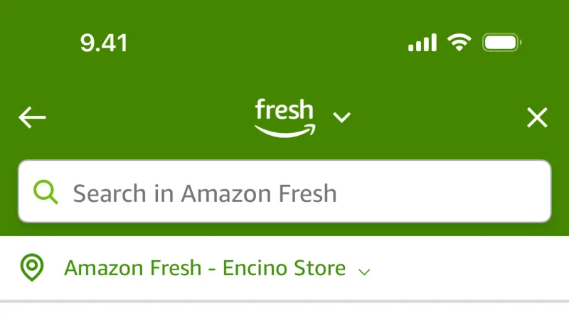 Empty State — Amazon Shopping, E-commerce UI