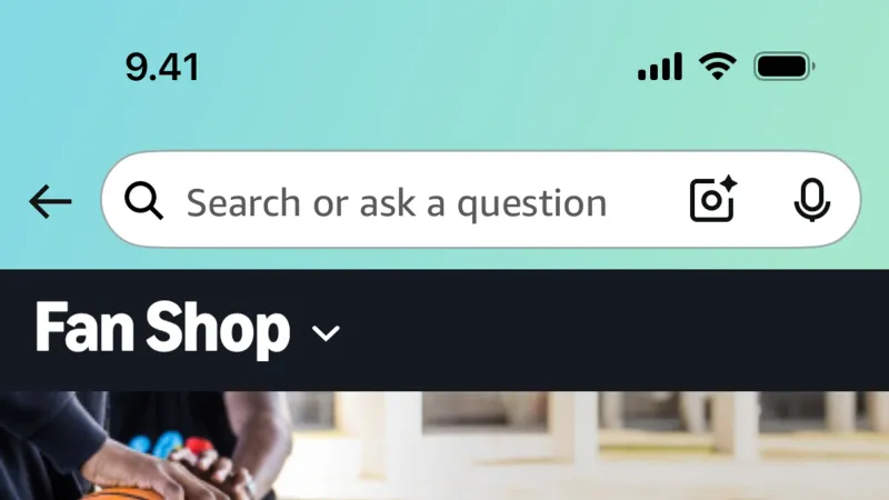 Divider — Amazon Shopping, E-commerce UI