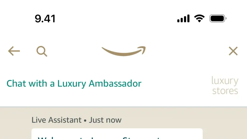 Loading — Amazon Shopping, E-commerce UI