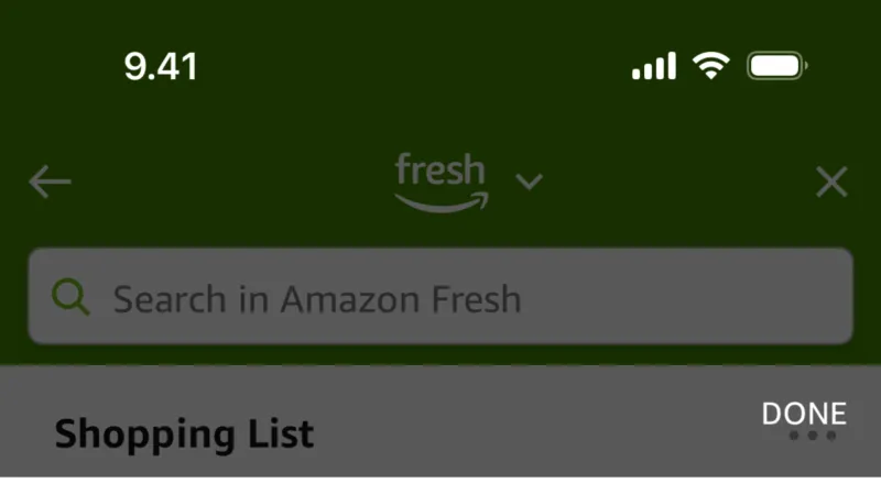 Tile — Amazon Shopping, E-commerce UI