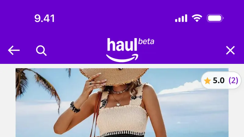 Product Detail — Amazon Shopping, E-commerce UI