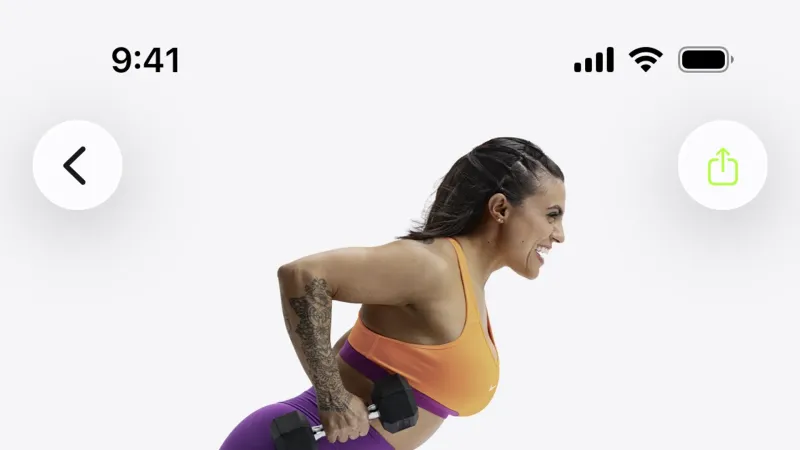 Filter & Sort — Apple Fitness, Health UI