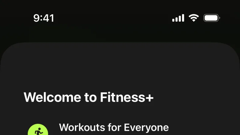 Feature Info — Apple Fitness, Health UI