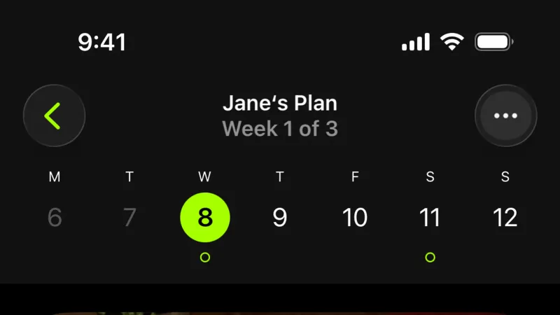 Timeline & History — Apple Fitness, Health UI