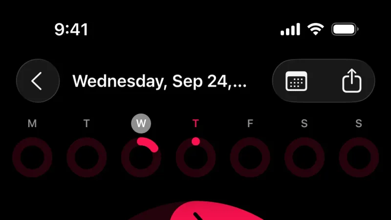 Charts — Apple Fitness, Health UI