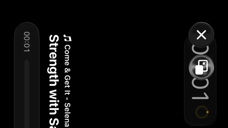 Video Player — Apple Fitness, Health UI