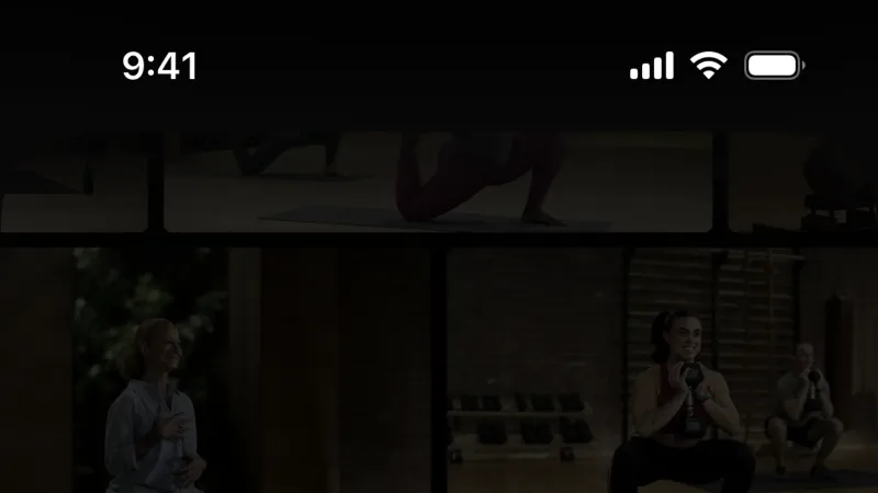 Dialog — Apple Fitness, Health UI