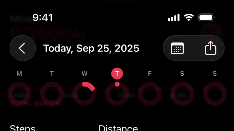 Suggestions & Similar Items — Apple Fitness, Health UI