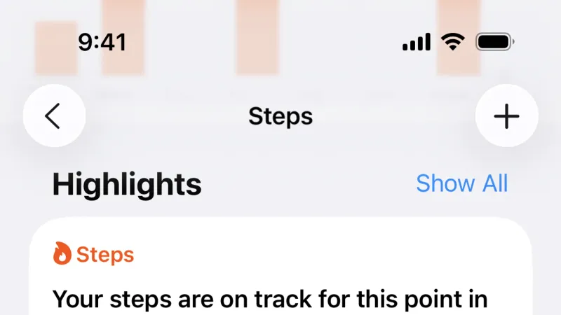 Charts — Apple Health, Health UI