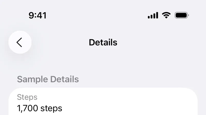 Date & Time — Apple Health, Health UI