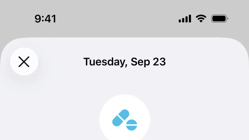 Goal & Task — Apple Health, Health UI