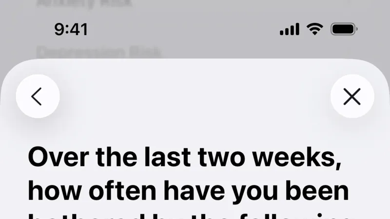 Quiz — Apple Health, Health UI