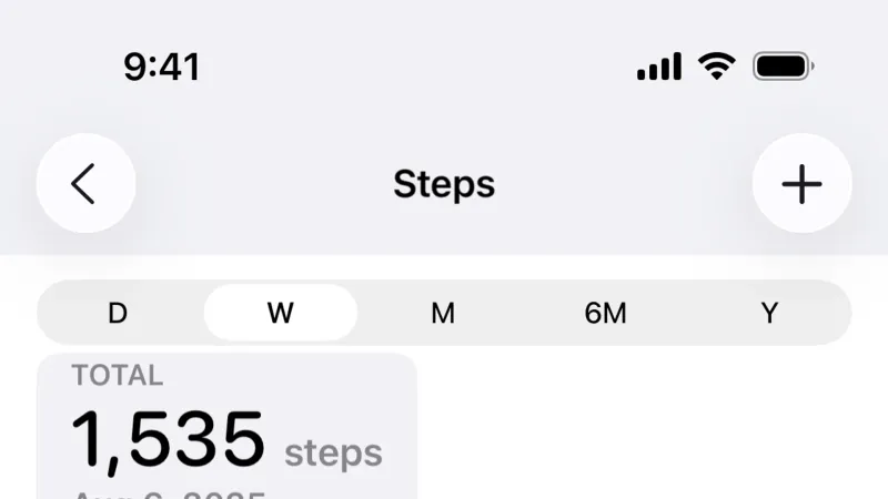 Tooltip — Apple Health, Health UI
