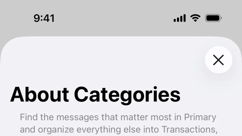 Feature Info — Apple Mail, Communication UI