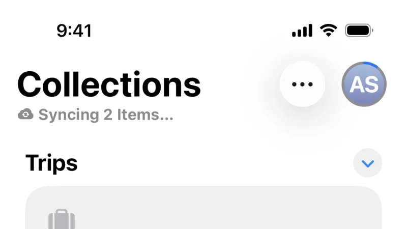 Accordion — Apple Photos, Productivity UI