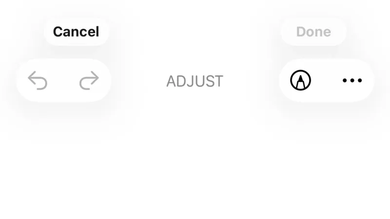 Edit — Apple Photos, Productivity UI