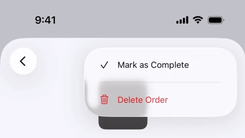 Apple Wallet — Action Option, Dropdown Menu, скриншот 2/152