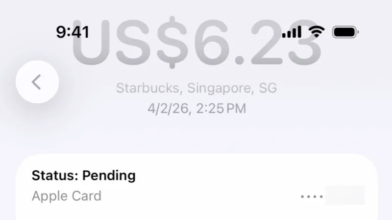 Confirmation — Apple Wallet, Fintech UI